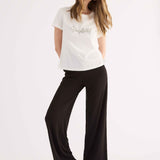 Pantaloni Ampi Viscosa - NERO - CL60