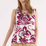 Top Smanicato Stampa Etno - BORDEAUX - EC40