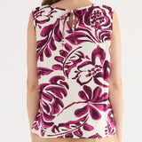 Top Smanicato Stampa Etno - BORDEAUX - EC40