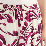 Pantaloni Lunghi Stampa Etno - BORDEAUX - EC60