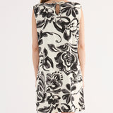 Abito Corto Stampa Etno - NERO - EC80