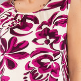 Abito Corto Stampa Etno - BORDEAUX - EC80