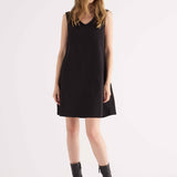 Abito Corto Smanicato Escape - NERO - ES80