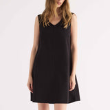 Abito Corto Smanicato Escape - NERO - ES80