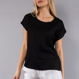 Blusa Viscosa Fresh - NERO - FD46