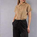 Pantaloni Lunghi Ampi Viscosa Fresh - NERO - FD60