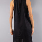 Abito Corto Smanicato Viscosa Fresh - NERO - FD80