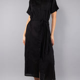 Abiti Midi Chemisier Viscosa Fresh - NERO - FD84