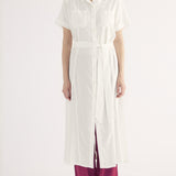 Abiti Midi Chemisier Viscosa Fresh - MILK - FD84