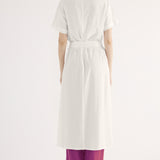 Abiti Midi Chemisier Viscosa Fresh - MILK - FD84