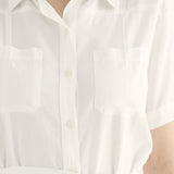 Abiti Midi Chemisier Viscosa Fresh - MILK - FD84