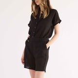 Shorts Cotone Safari - NERO - SA62