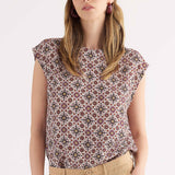 Blusa con Stampa Geometrica - VARIANTE UNICA - SO40
