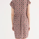 Abito Corto con Stampa Geometrica - VARIANTE UNICA - SO80