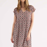 Abito Corto con Stampa Geometrica - VARIANTE UNICA - SO80