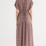 Abito Midi con Stampa Geometrica - VARIANTE UNICA - SO84