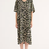 Kaftano Midi Stampa Animalier - VARIANTE UNICA - SS74