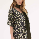 Kaftano Midi Stampa Animalier - VARIANTE UNICA - SS74