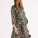 Abito Corto Chemisier Stampa Animalier - VARIANTE UNICA - SS80