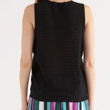 Top Smanicato Tricot - NERO - ST40