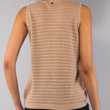 Top Smanicato Tricot - SABBIA - ST40