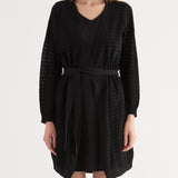 Cardigan con Cintura Tricot