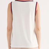 Canotta con Spilla Fiore - MILK - SU56