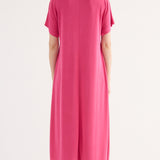 Abiti Midi Modal con Spilla Fiore - PORPORA - SU84