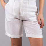 Bermuda Lino e Viscosa - MILK - SW63