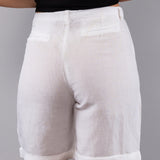 Bermuda Lino e Viscosa - MILK - SW63