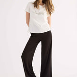 T-shirt con Strass e Perle - BIANCO - TH01