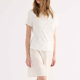 T-shirt con Perle - BIANCO - TH05
