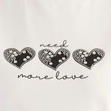 T-shirt con Stampa e Strass - BIANCO - TH10