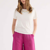 T-shirt con Strass - BIANCO - TH12