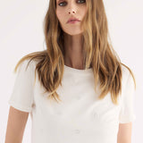 T-shirt con Micro-Strass - BIANCO - TH13