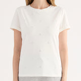 T-shirt con Micro-Strass - BIANCO - TH13