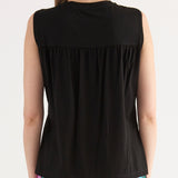 Canotta con Strass - NERO - TH32