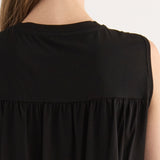 Canotta con Strass - NERO - TH32