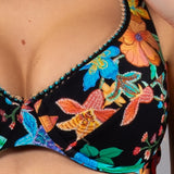 Reggiseno Francese Imbottito con Ferretto Fiji - NERO - FI25