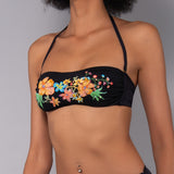 Fascia Imbottita Strass Fiji - NERO - FJ30