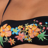 Fascia Imbottita Strass Fiji - NERO - FJ30