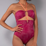Costume Intero imbottito Cut-out Formentera - SANGRIA - FO52
