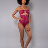 Costume Intero imbottito Cut-out Formentera - SANGRIA - FO52