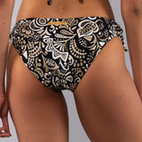 Slip con Laccetti Malibu - NERO - MA45