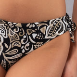 Slip con Laccetti Malibu - NERO - MA45