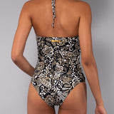 Costume Intero Imbottito Cut-out Malibu - NERO - MA52