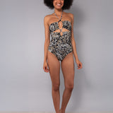 Costume Intero Imbottito Cut-out Malibu - NERO - MA52