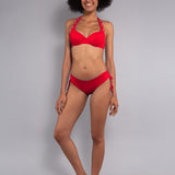 Reggiseno Francese Imbottito con Ferretto Madeira - ROSSO - MD25