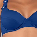 Reggiseno Francese Imbottito con Ferretto Madeira - BLU - MD25
