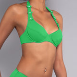 Reggiseno Francese Imbottito con Ferretto Madeira - VERDE - MD25
